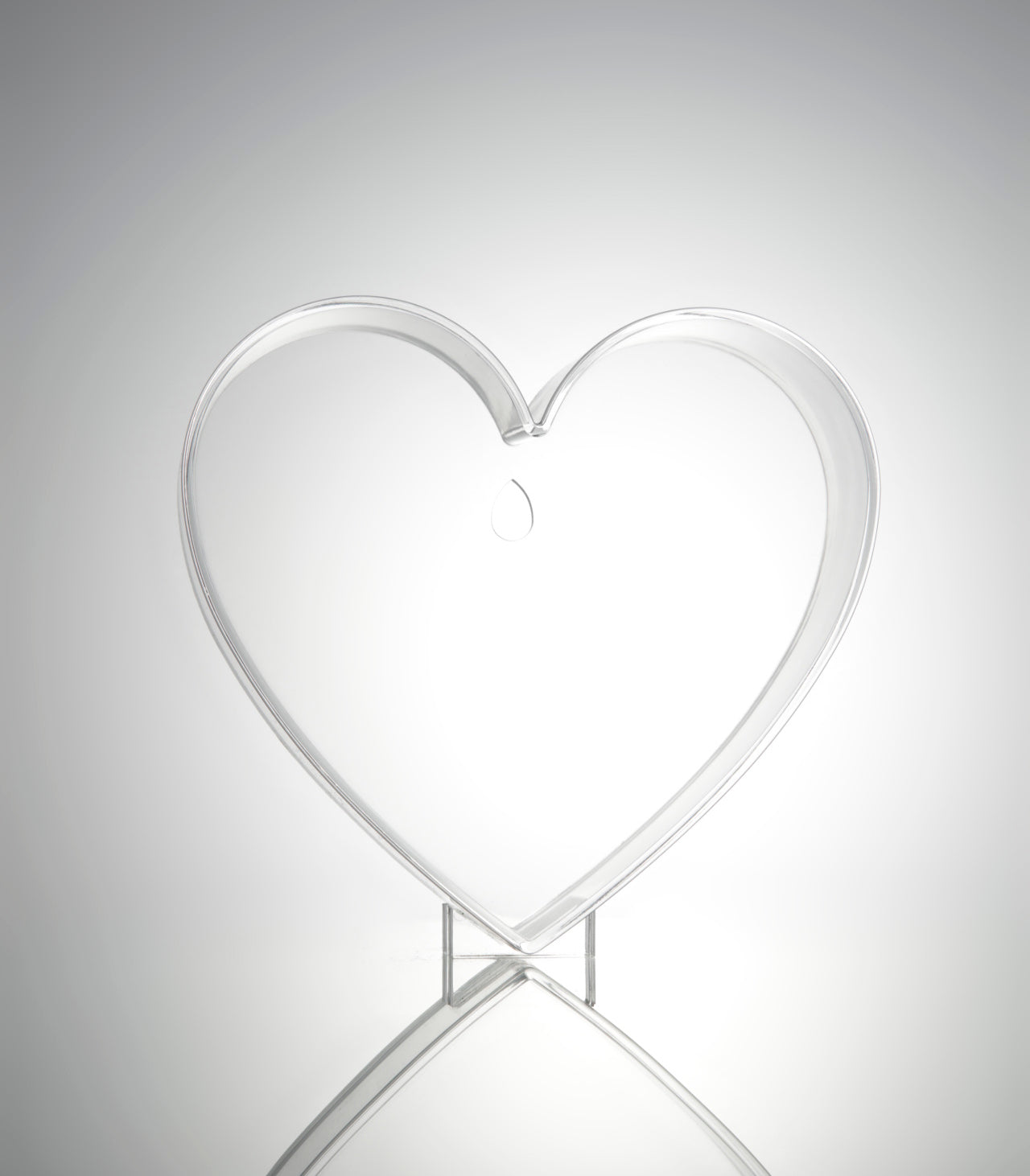 Transparent Heart Shaped Box