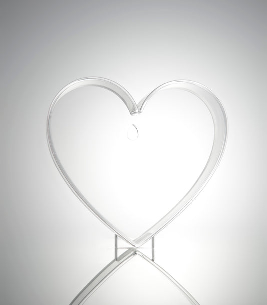 Transparent Heart Shaped Box